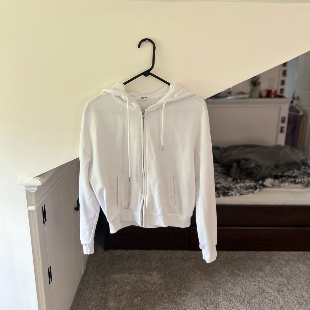 garage zip up sweatshirt